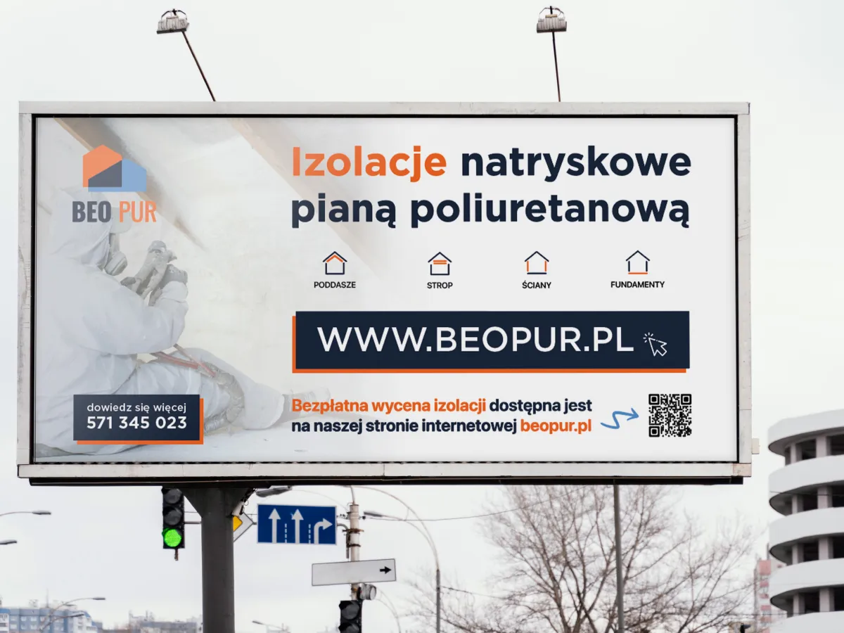 BEO PUR — identyfikacja wizualna, materiały drukowane i strona internetowa